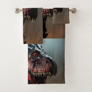 Tyrannosaurus Rex Cara Assustadora, Toalha de Banh