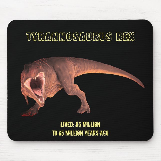 Tyrannosaurus Rex Dinosaur Mousepad (Frente)