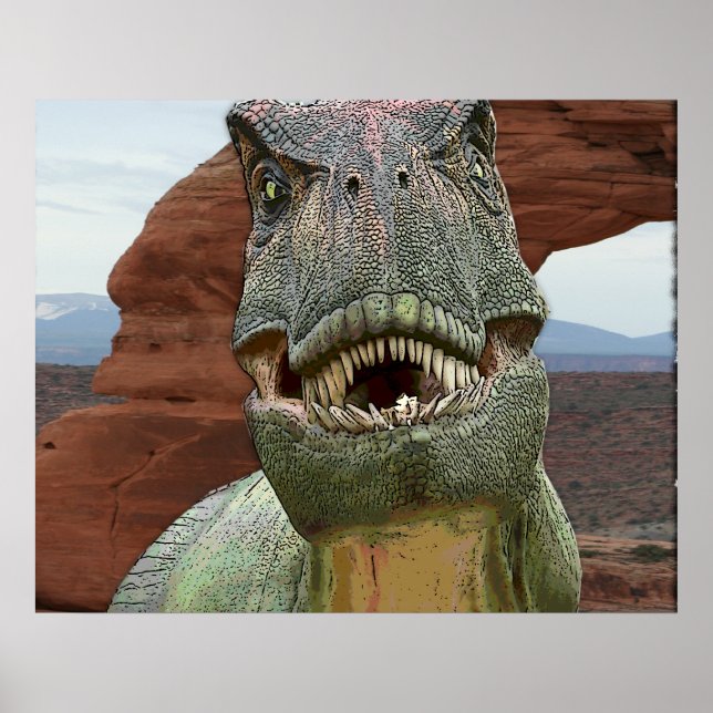Tyrannosaurus Rex Dinosaur POSTER (Frente)