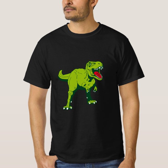 Tyrannosaurus rex estilizou camiseta (Frente)