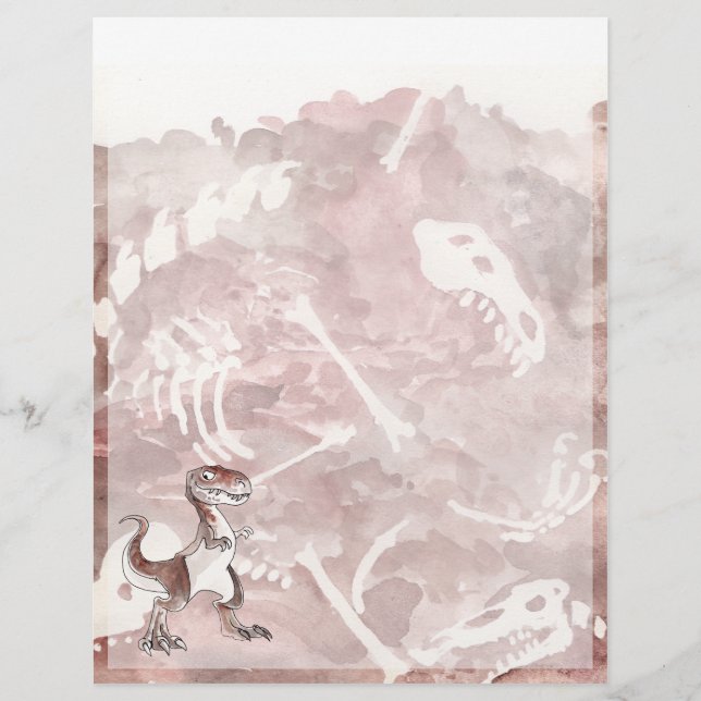 Tyrannosaurus Rex Letterhead (Frente)