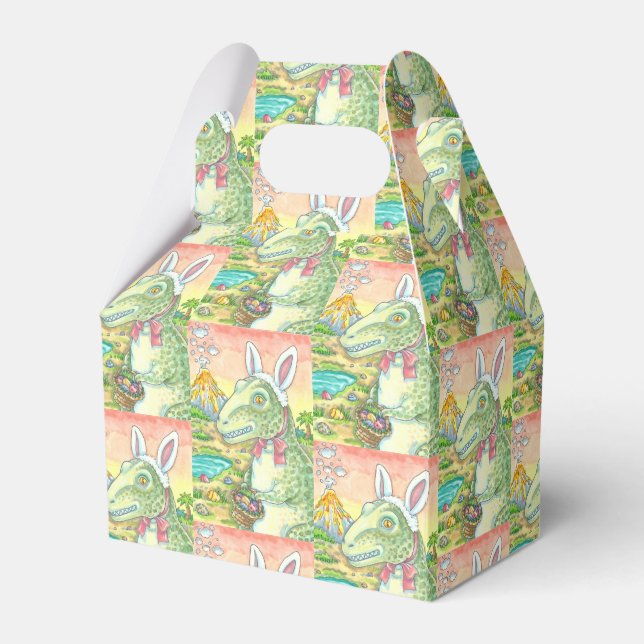 TYRANNOSAURUS T-REX EASTER BUNNNY CAIXA DE FAVOR G (Frente)