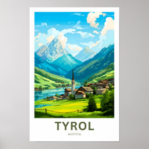 Tyrol Austria Viagem Impressão