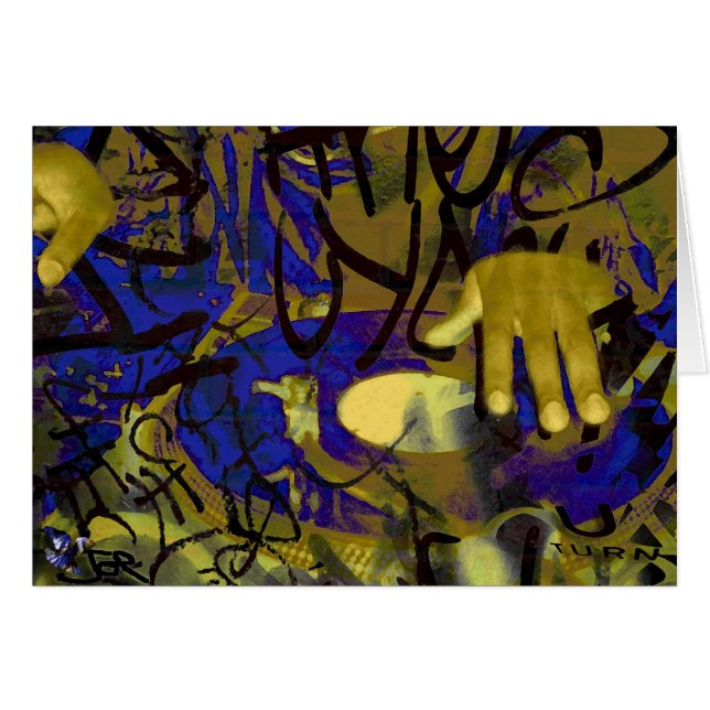 U gira a edição do cartão vazio (Frente Horizontal)