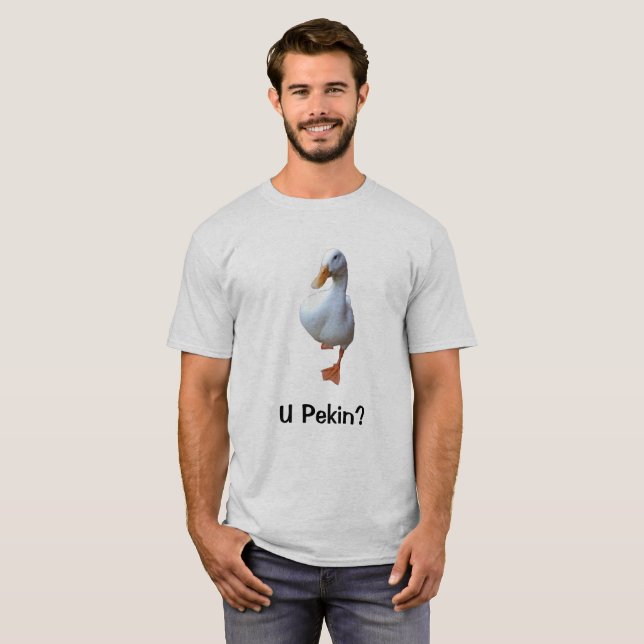 U Pekin? Camiseta do pato (Frente Completa)