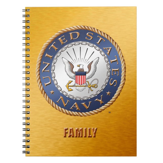 U.S. Caderno da foto da espiral da família do (Frente)