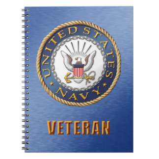 U.S. Caderno da foto da espiral do veterano do