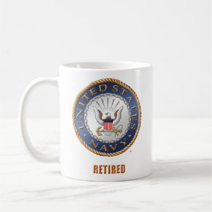 U.S. Caneca aposentada marinho