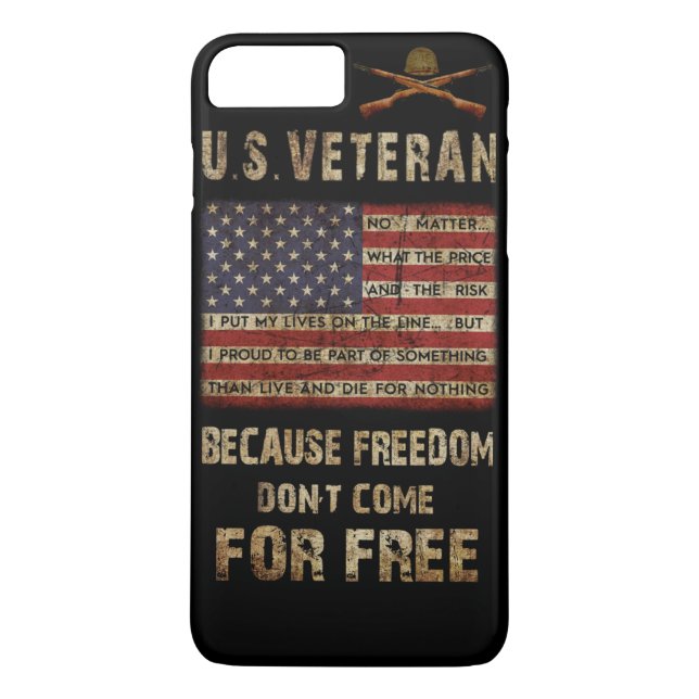 U.S. Capas de iphone do veterano (Verso)