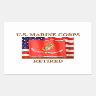 U.S. Corpo do Marines suas etiquetas feitas sob