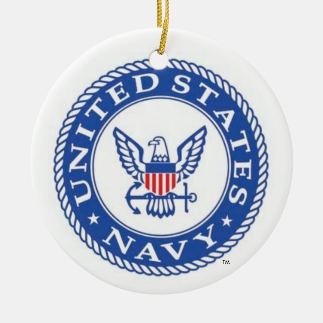 U.S. Enfeites de natal baixos navais de Navy® San (Frente)