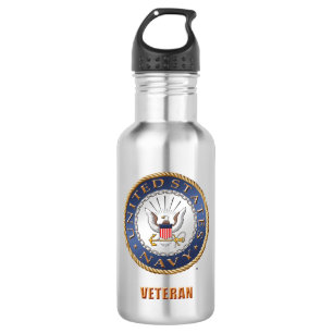 U.S. Garrafa de água do veterano do marinho