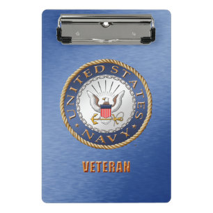 U.S. Prancheta do veterano do marinho mini