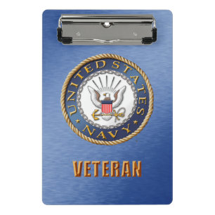 U.S. Prancheta do veterano do marinho mini