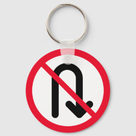 U Transformar Proibido | Chaveiro de círculo metál