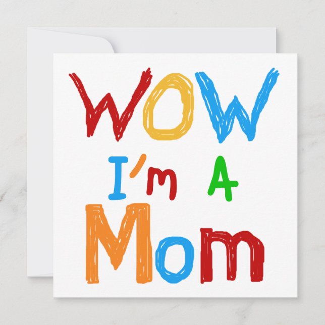 Uau, eu sou uma mãe T-shirts e GIfts (Frente)