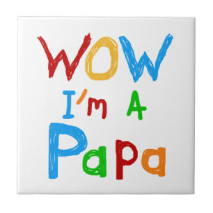 Uau, sou Camiseta de Papá e Gafts
