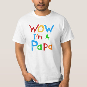 Uau, sou Camiseta de Papá e Gafts