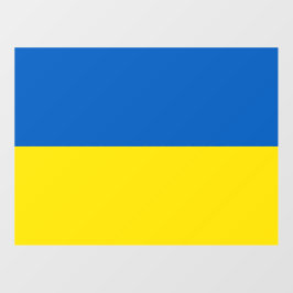 Ucrânia sinaliza o patriótico azul e amarelo