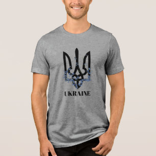 UCRÂNIA. Tridente. Brasão de Armas. 