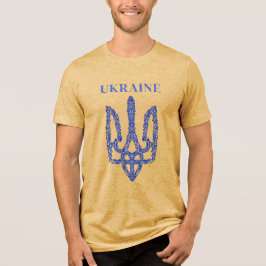 UCRÂNIA. Tridente. Fique com a Ucrânia. Camiseta