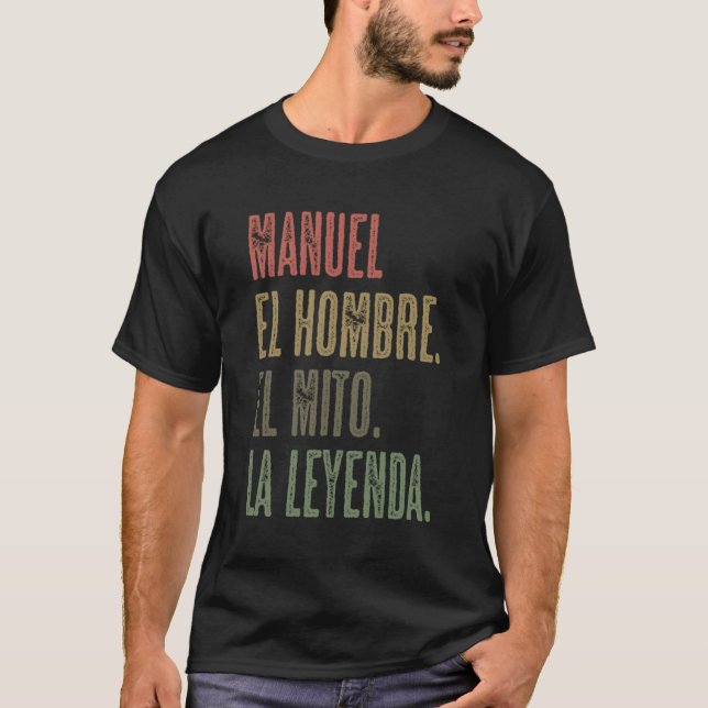Uel El Hombre El Mito La Leyenda Nombre Camisa (Frente)