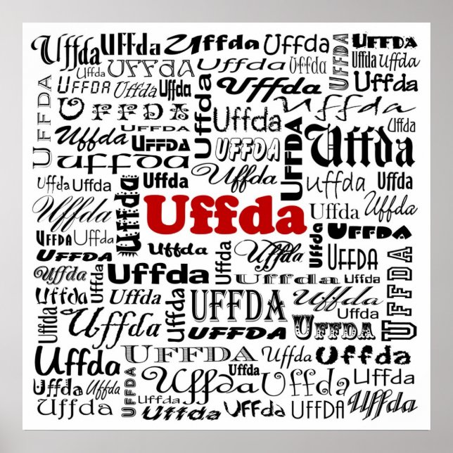 Uffda Poster Print (Frente)