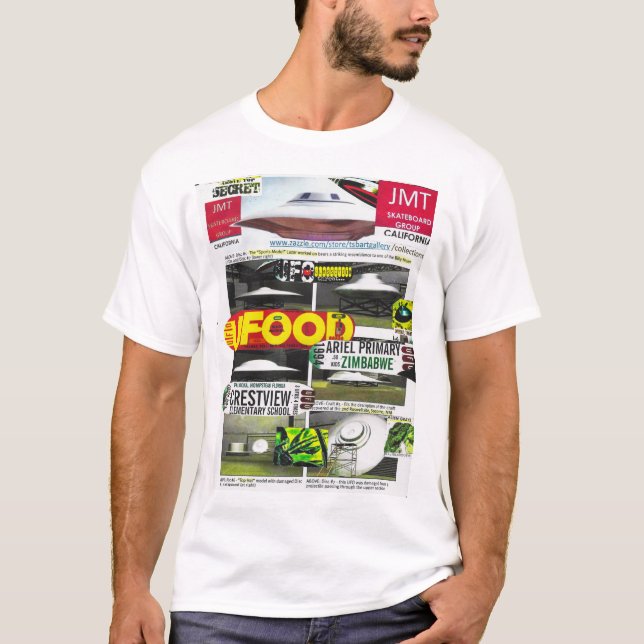 UFO JMT MERCH Camisa Básica Masculina (Frente)