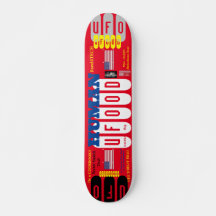 UFOOD 7, 3/4", skateboard Deck