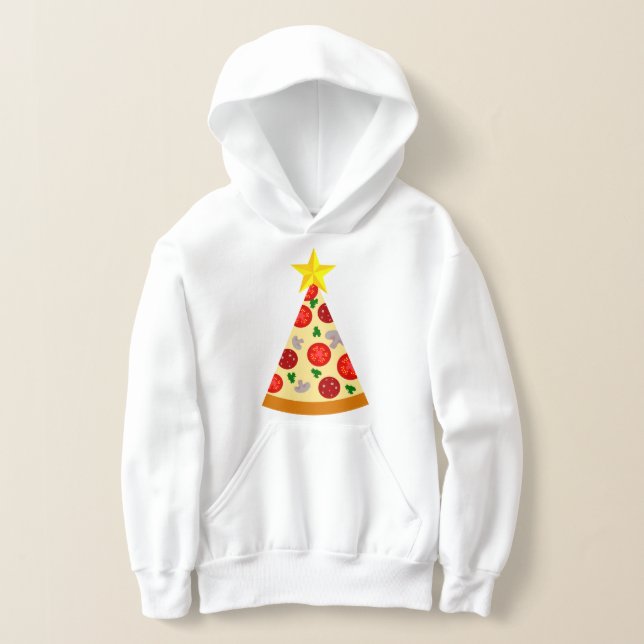 ugly christmas pizza tree funny italian xmas (Postura )