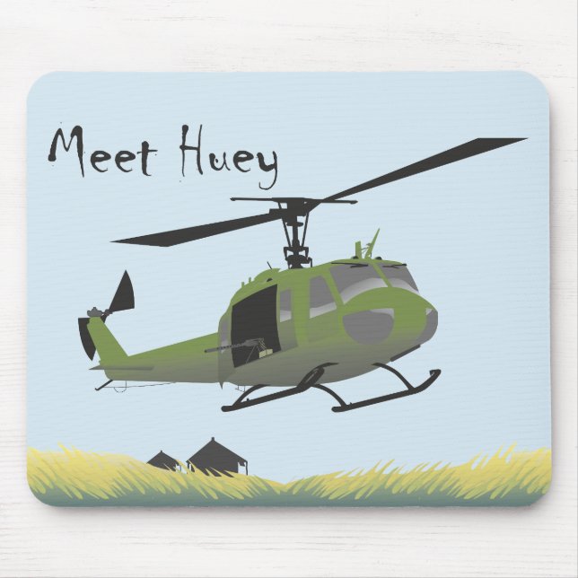 UH-1 Huey Militar Mouse Pad (Frente)