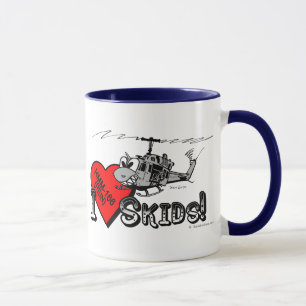 UH-1N eu amo a caneca da campainha dos patins