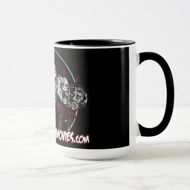 UHM - Próximos filmes de terror caneca de 15 onças (Direita)