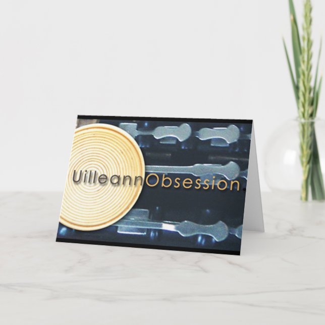 UilleannObsession.com Cartão de Saudação (Frente)