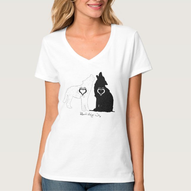 Uivo na camisa das senhoras da lua (Frente)