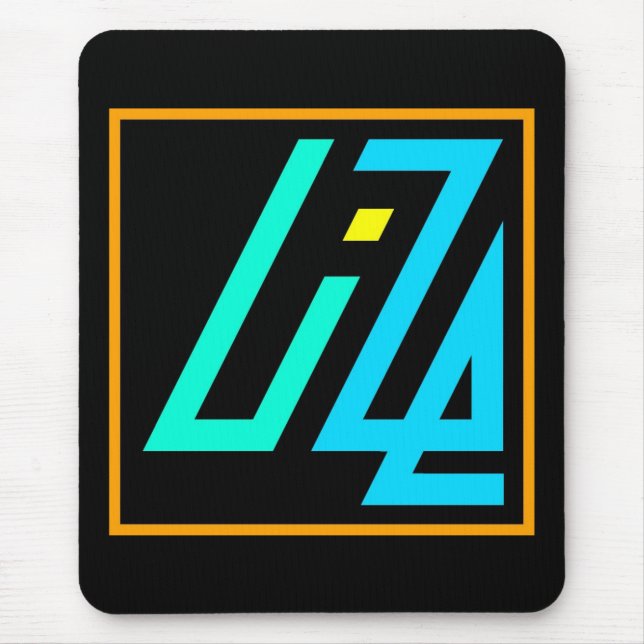 UIZE Mousepad (preto, verticais) (Frente)