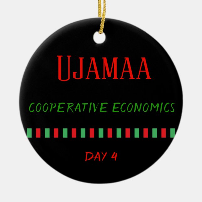 Ujamaa - Dia 4 de Kwanzaa| Ornamento (Frente)