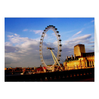 (UK) Belo cartão de paisagem de olhais de LONDRES
