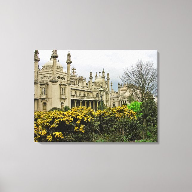(UK) Brighton Pavillion Canvas Envelopado (Frente)
