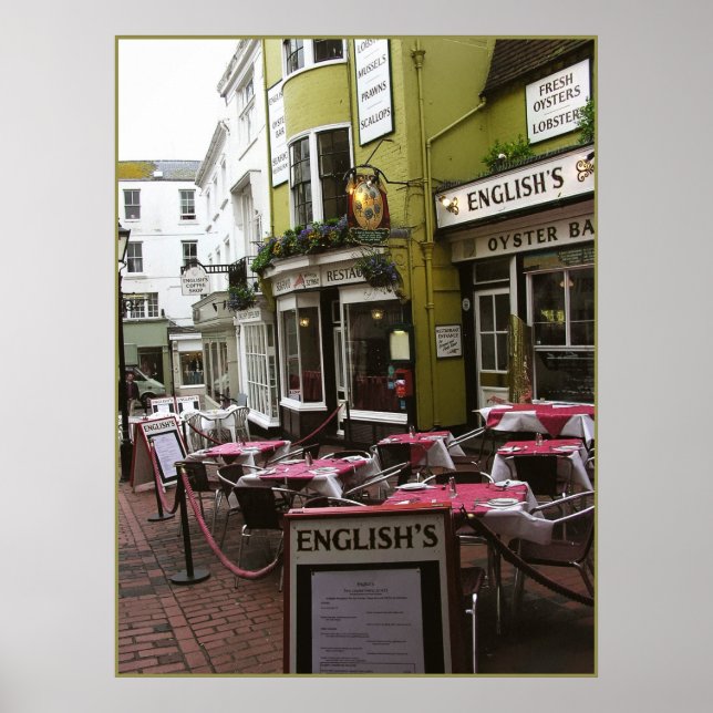 (UK) English Eatery Impressão (Frente)