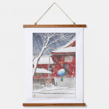 ukiyoe - hasui - m09 - Neve em Ueno Kiyomizudo -