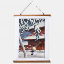 ukiyoe hasui n04 Templo Zōjō-ji em Shiba