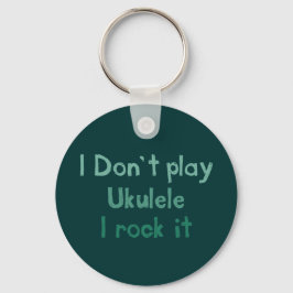 Ukulele Rock It Chaveiro