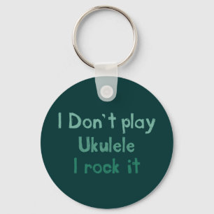 Ukulele Rock It Chaveiro