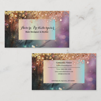 Ulrica Rosa Dark Halo Cartão de visita