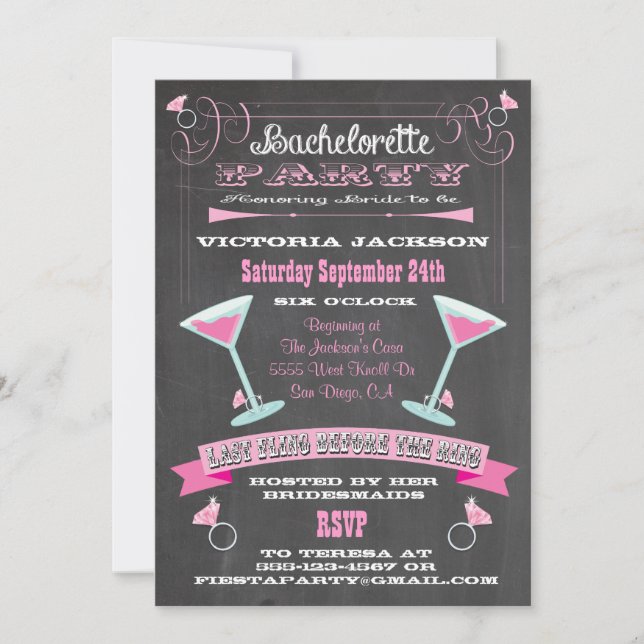 Última Folha de Quadro antes do Convite de Anel (Frente)