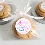 Último adesivo de Bachelorette Weekend<br><div class="desc">Elevem sua festa de solteira com nosso último adesivo de torrada! Perfeito para favores e decoração,  é uma adição divertida e vibrante à sua celebração. Itens correspondentes no design do partido Cava.</div>