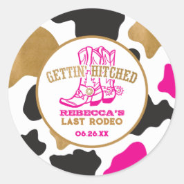 Último adesivo de Festa de solteira de Rodeio Dour