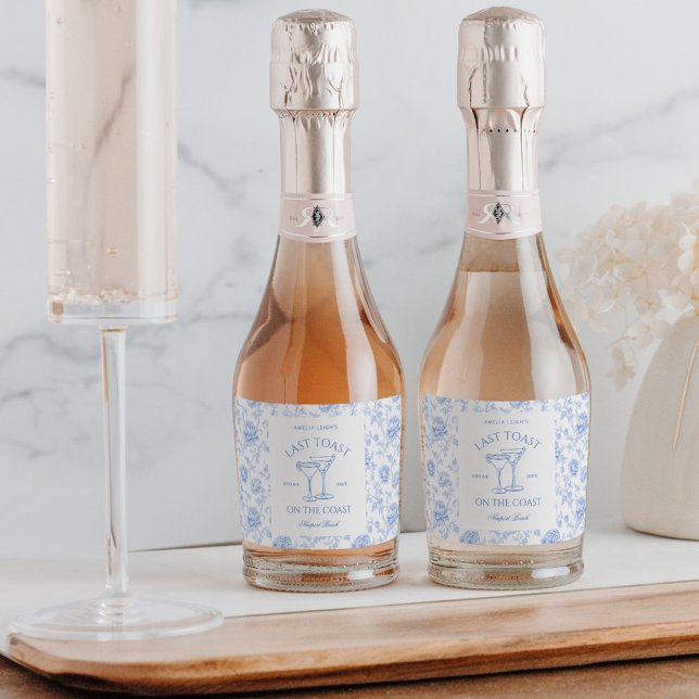 Último brinde na Bachelorette Floral Costeira (Criador carregado)