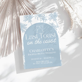 Último brinde na costa convite para despedida de s